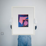 Roberto Rivadeneira Window view Kunst100 Rahmen