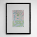 Gamze Yalçin sketch of last night  Frame Black Schwarz