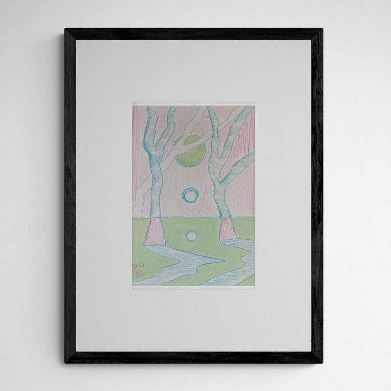 Gamze Yalçin sketch of last night  Frame Black Schwarz