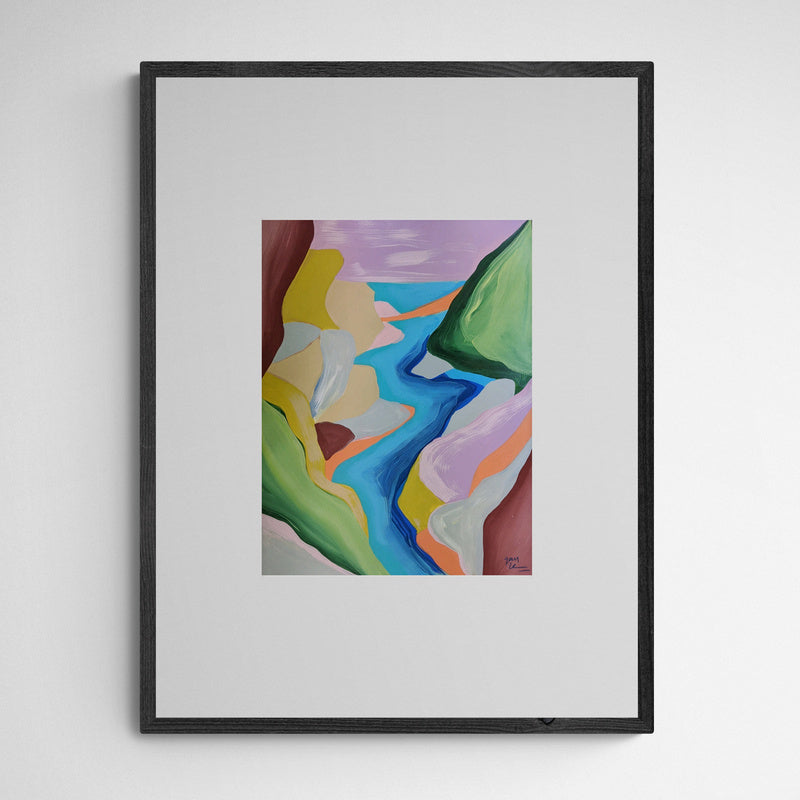 Gamze Yalçin Song of colors  Frame Grey Grau