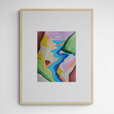 Gamze Yalçin Song of colors  Frame Wood Holz