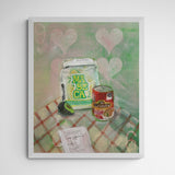 Kunst100 Isabel Monti Home Away from Home Frame White Weiß Weiß