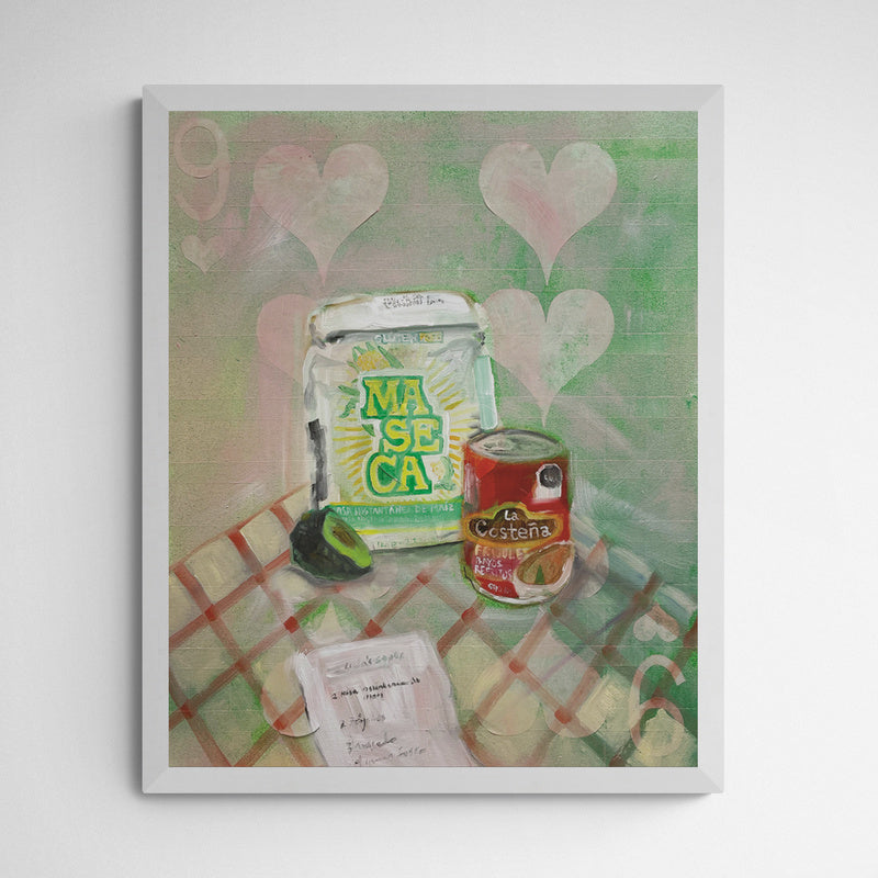 Kunst100 Isabel Monti Home Away from Home Frame White Weiß Weiß