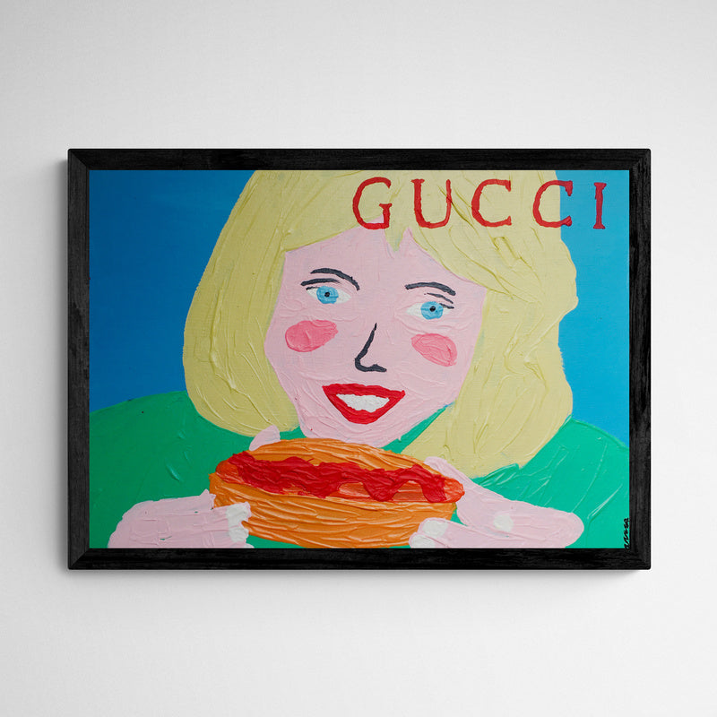 Kunst100 marta morientes G*cci Frame Black Schwarz