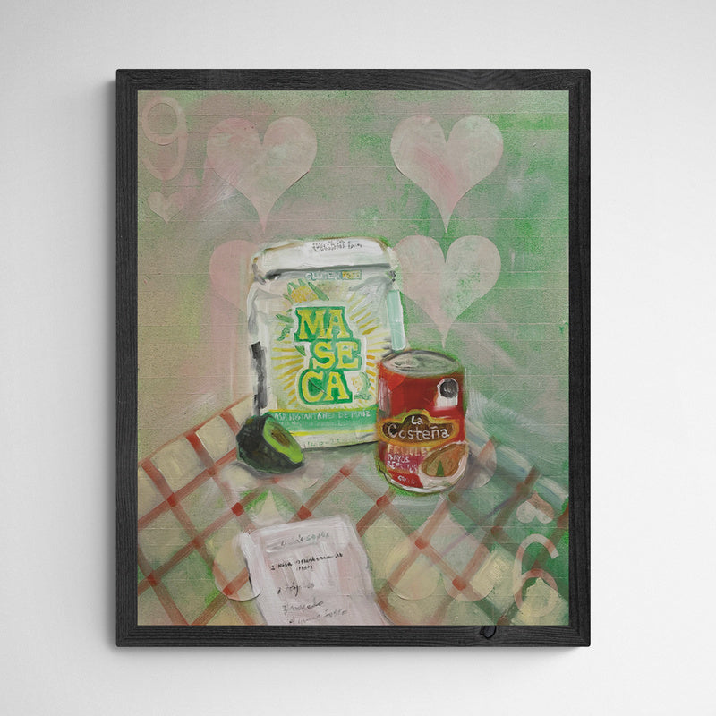Kunst100 Isabel Monti Home Away from Home Frame Grey Grau Grau