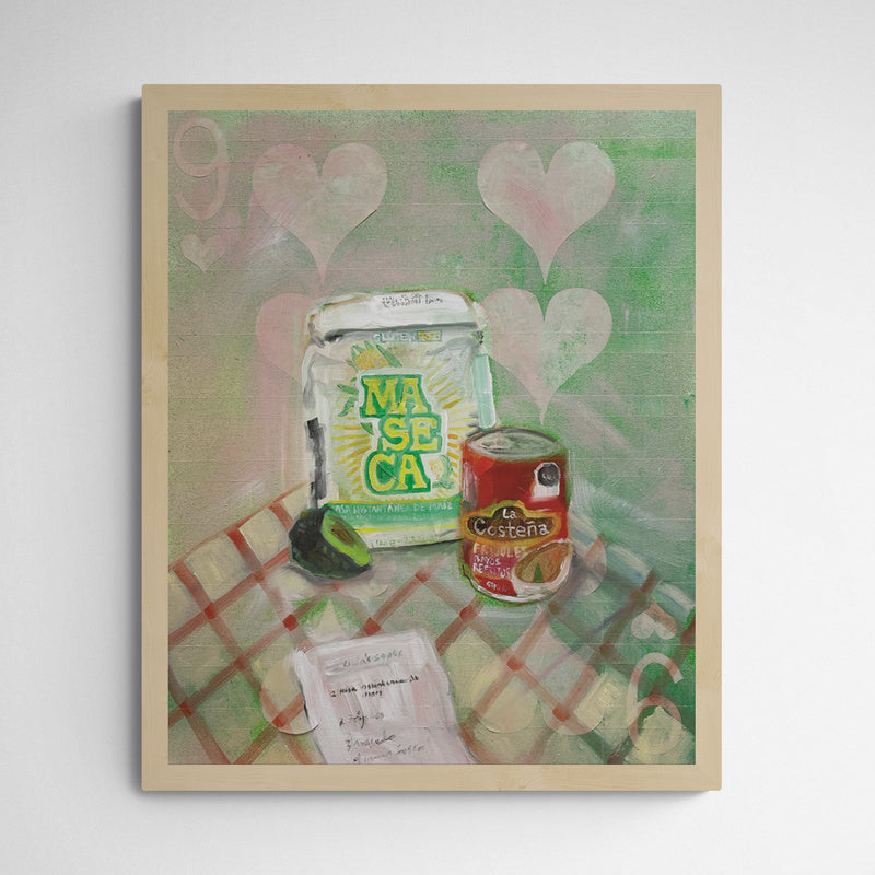 Kunst100 Isabel Monti Home Away from Home Frame Wood Fichte Fichte