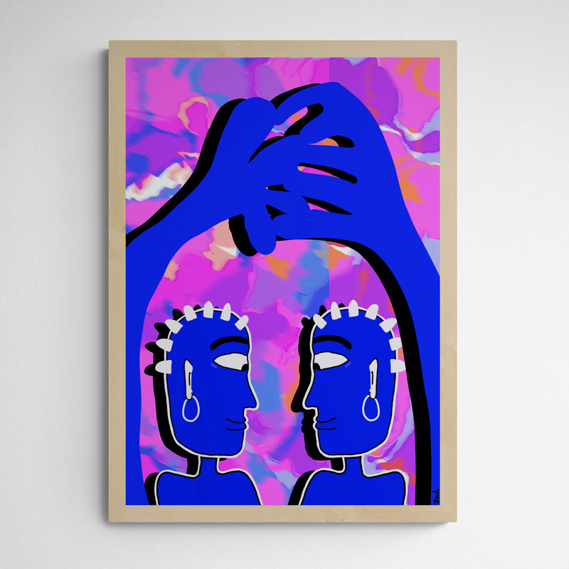 Amelie Rook Feeling safe Frame Wood Holz