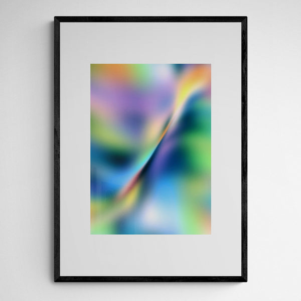 Kunst100 A Soft Collision of Care Frame Black Schwarz Schwarz