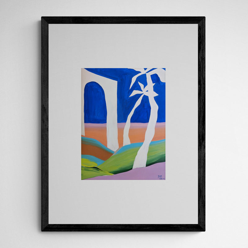 Gamze Yalçin The way of blue Frame Black Schwarz