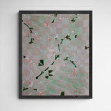Kunst100 Isabel Monti Message Loading Frame Grey Grau Grau