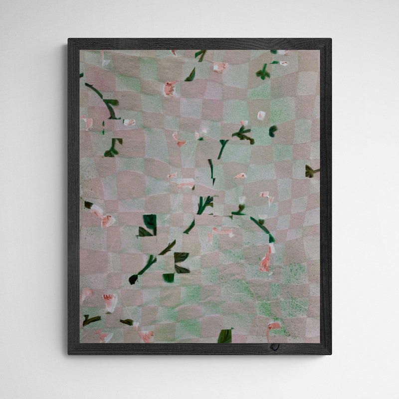 Kunst100 Isabel Monti Message Loading Frame Grey Grau Grau