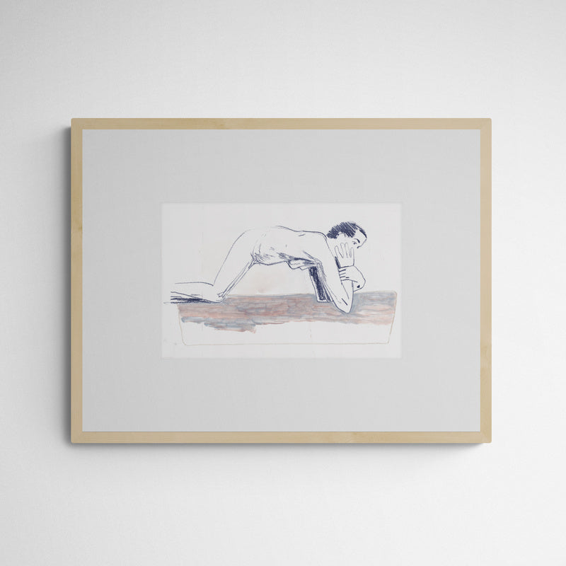 Jonathan Esperester Julia kniend Frame Wood Holz