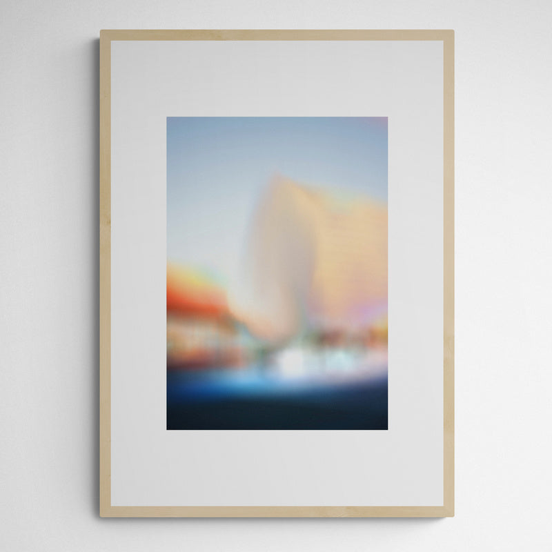  London in January Frame Wood Holz