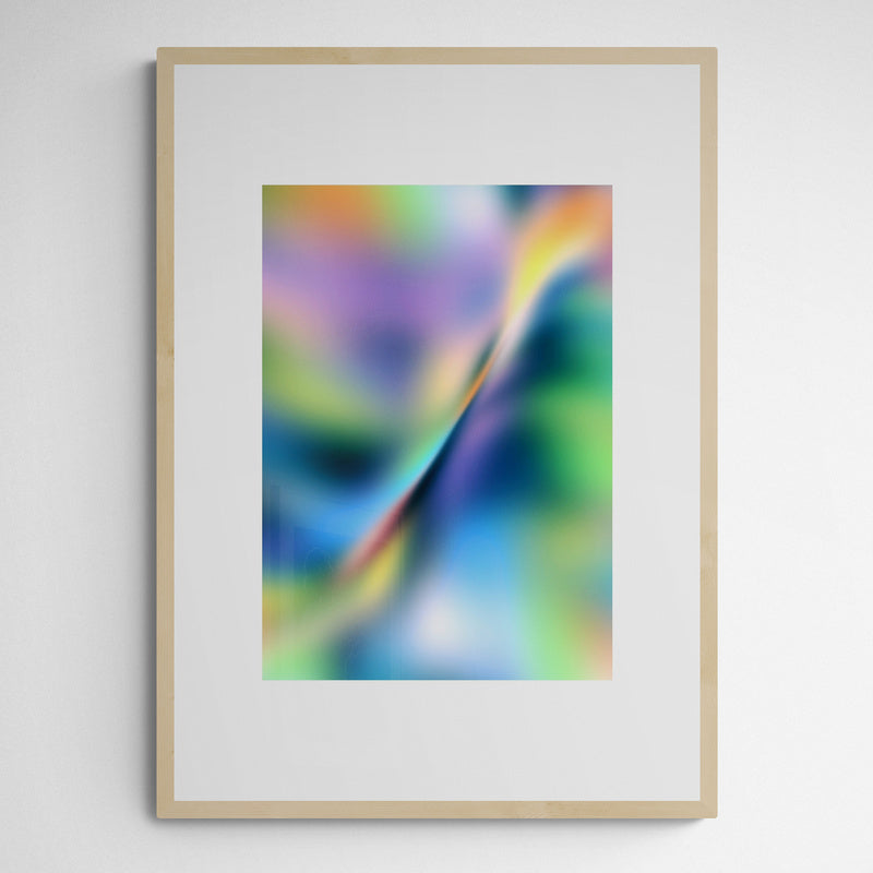 Kunst100 A Soft Collision of Care Frame Wood Fichte Fichte