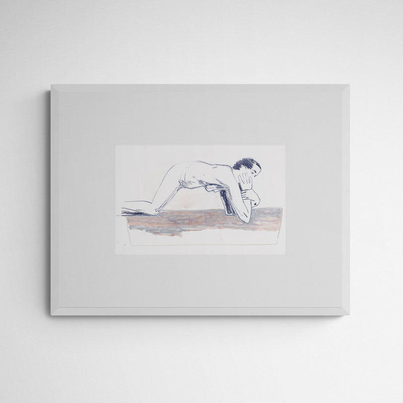 Jonathan Esperester Julia kniend Frame White Weiß