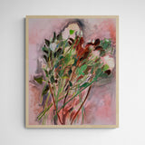 Isabel Monti  She who resides in my heart  Frame Wood Holz
