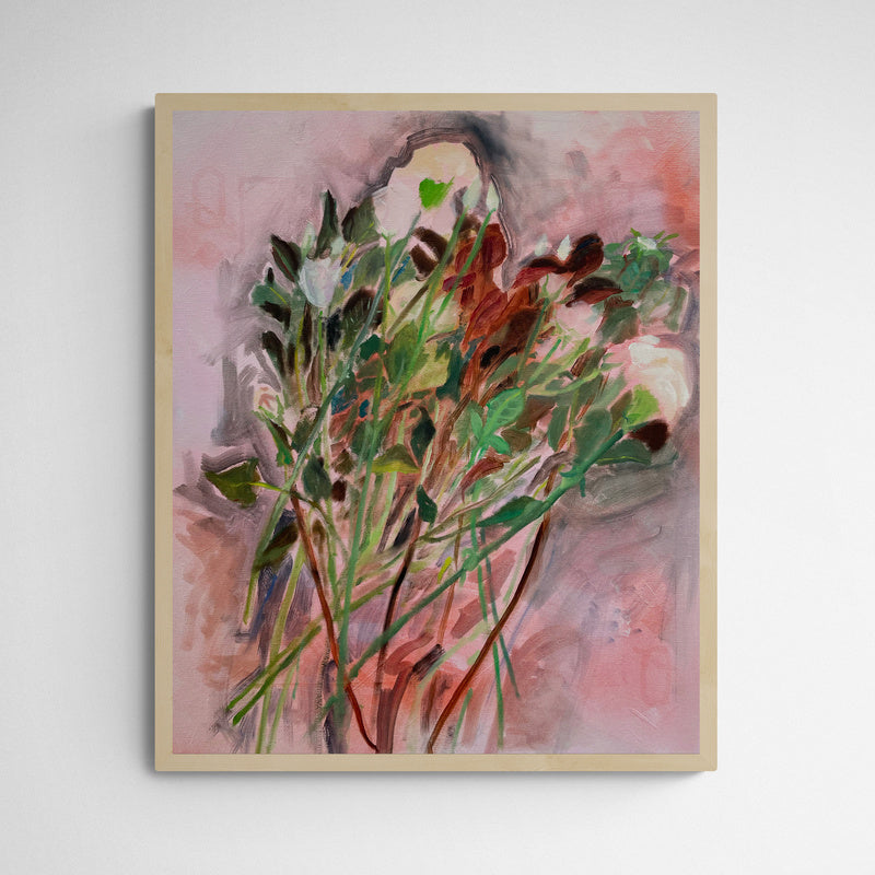 Isabel Monti  She who resides in my heart  Frame Wood Holz
