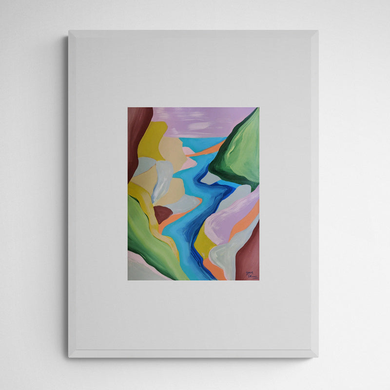 Gamze Yalçin Song of colors  Frame White Weiß
