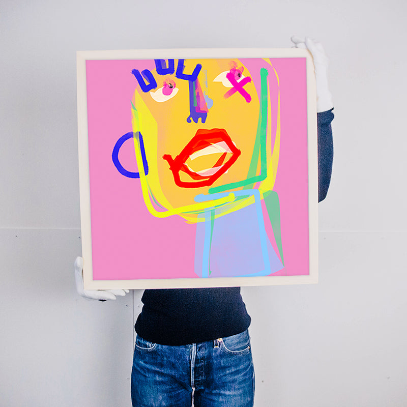 BIAS ALL YELLOW Kunst100 Rahmen