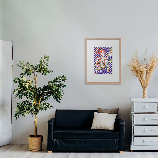 Amelie Rook big kitten Kunst100 Interior