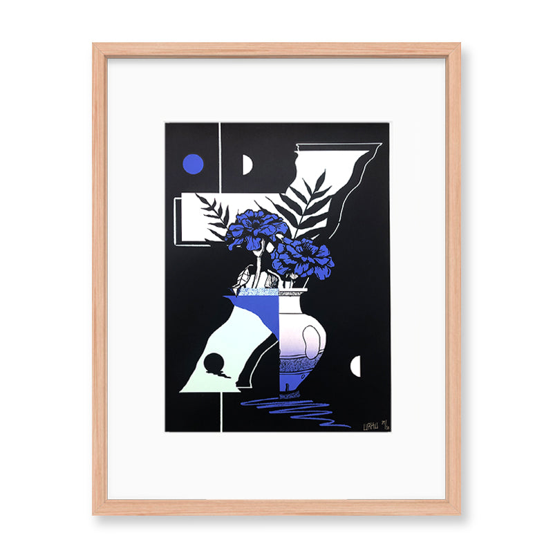 Roberto Rivadeneira Tones of blue Kunst100 Fichte
