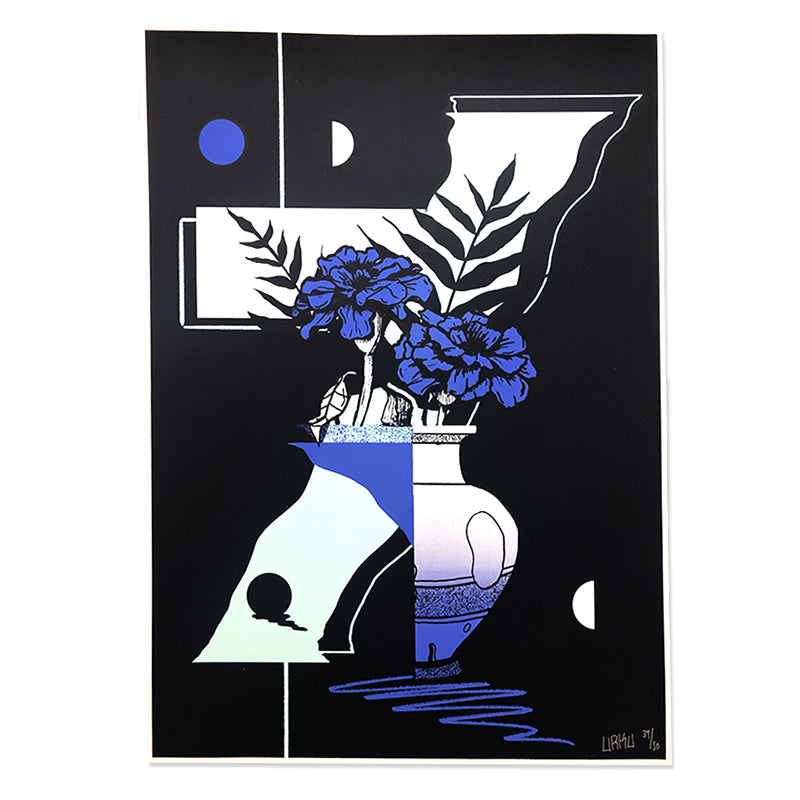 Roberto Rivadeneira Tones of blue Kunst100 Square