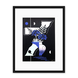 Roberto Rivadeneira Tones of blue Kunst100 Schwarz