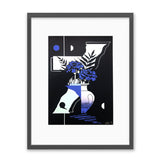 Roberto Rivadeneira Tones of blue Kunst100 Grau