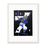 Roberto Rivadeneira Tones of blue Kunst100 Weiß