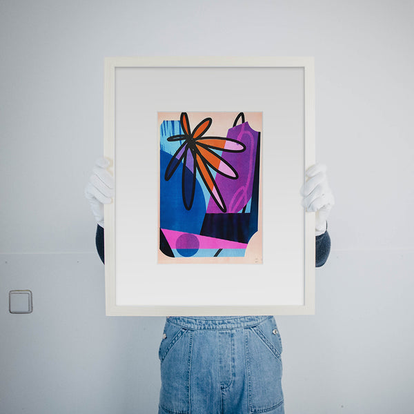 Roberto Rivadeneira Harsh joys dyptych II Kunst100 Rahmen