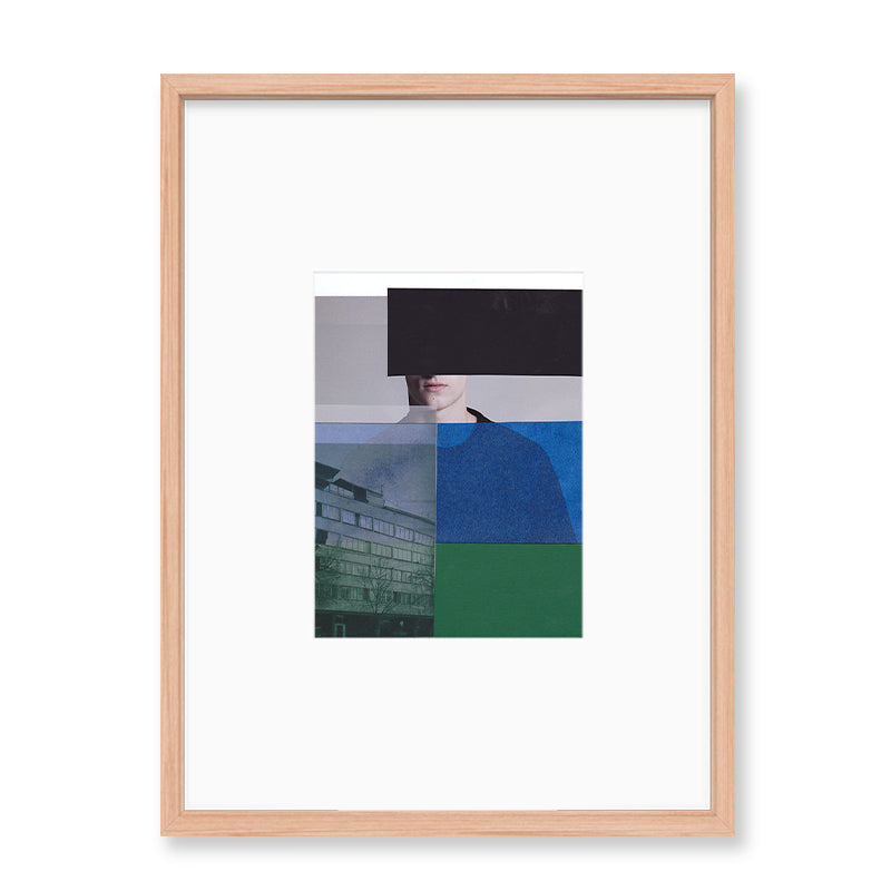 Claudia Tyborski Grauer Block (Original) Kunst100 Fichte