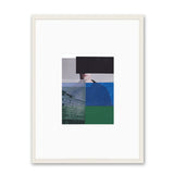 Claudia Tyborski Grauer Block (Original) Kunst100 Weiß