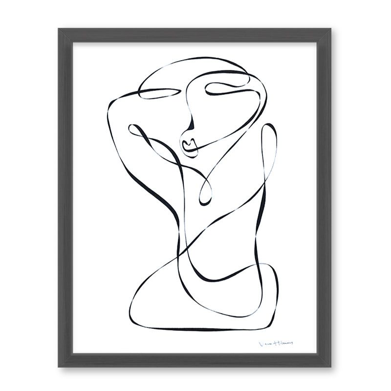 Vera Hilmars grounded she Kunst100 Grau