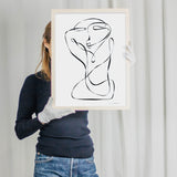 Vera Hilmars grounded she Kunst100 Rahmen