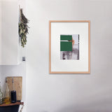 Claudia Tyborski Grüner Block (Original) Kunst100 Interior