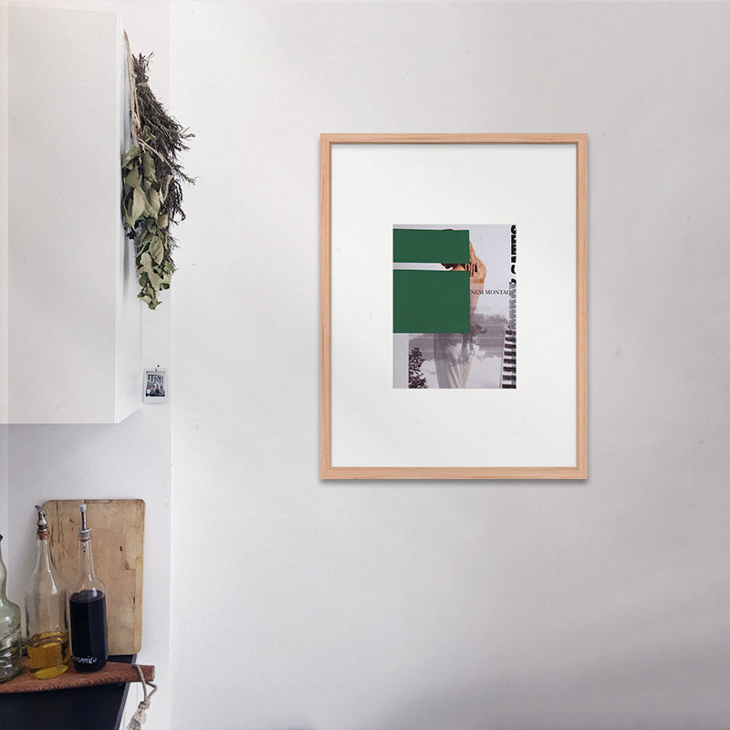 Claudia Tyborski Grüner Block (Original) Kunst100 Interior