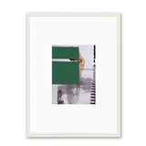Claudia Tyborski Grüner Block (Original) Kunst100 Weiß