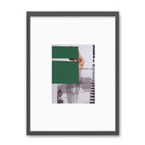 Claudia Tyborski Grüner Block (Original) Kunst100 Grau