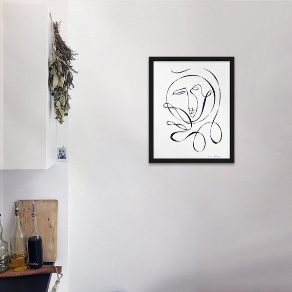 Vera Hilmars he is a moon Kunst100 Interior