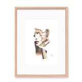 Claudia Tyborski Deconstructed Portrait - Lines Kunst100 Fichte