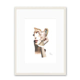 Claudia Tyborski Deconstructed Portrait - Lines Kunst100 Weiß