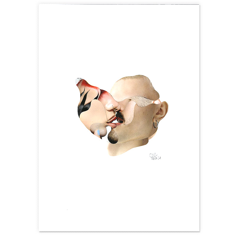 Claudia Tyborski Deconstructed Portrait - Lovers Kunst100 Square