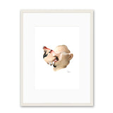 Claudia Tyborski Deconstructed Portrait - Lovers Kunst100 Weiß