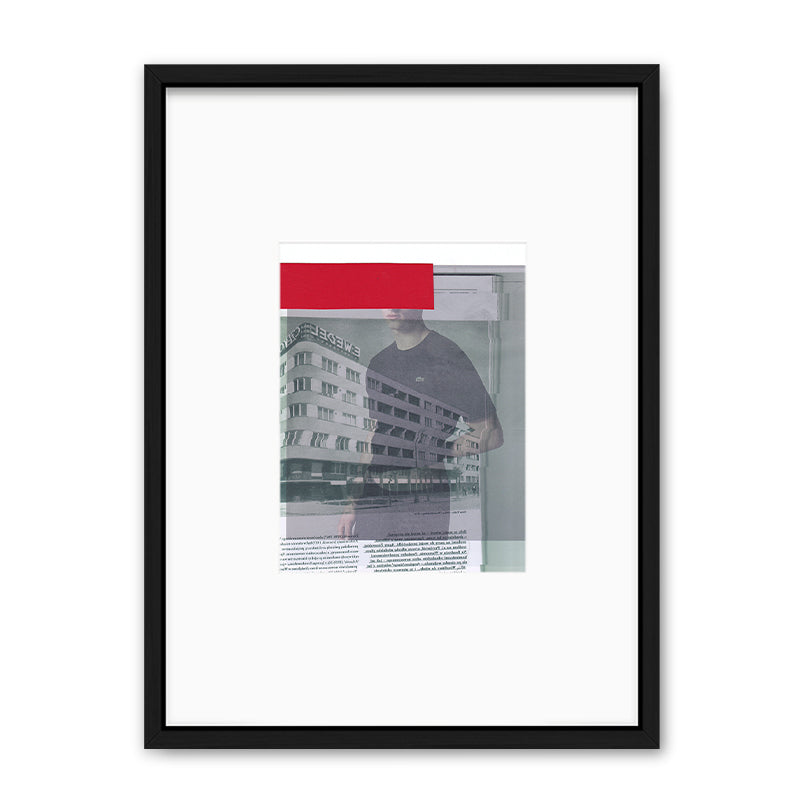 Claudia Tyborski Roter Block (Original) Kunst100 Schwarz