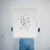 Vera Hilmars Round faces Kunst100 Rahmen