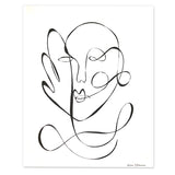 Vera Hilmars Round faces Kunst100 Square