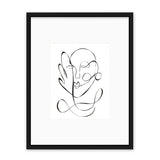 Vera Hilmars Round faces Kunst100 Schwarz