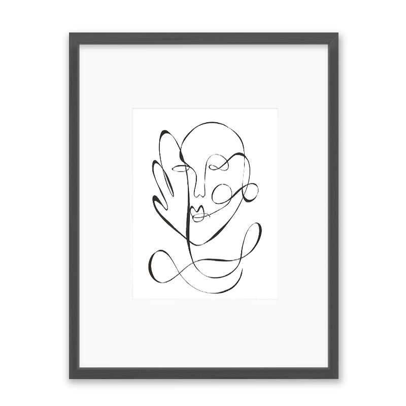 Vera Hilmars Round faces Kunst100 Grau