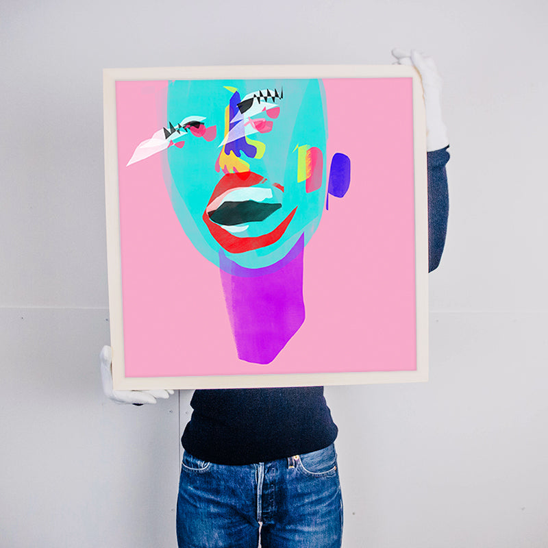 BIAS SMILEY Kunst100 Rahmen