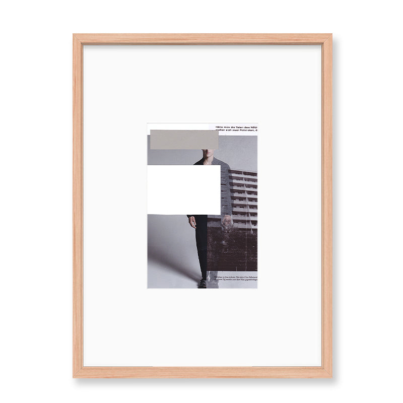 Claudia Tyborski Weißer und grauer Block (Original) Kunst100 Fichte